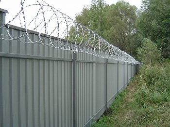 АСКЛ армированая колючая лента спиралевидная 450х40х3 АСКЛ армированая колючая лента спиралевидная 450х40х3
