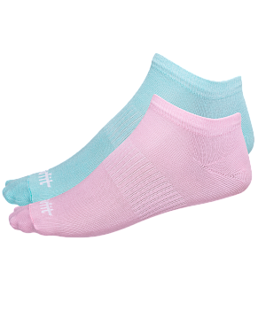 Носки низкие SW-205, мятный/светло-розовый, 2 пары