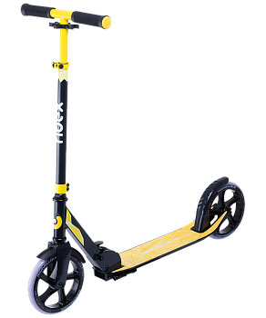 Самокат 2-колесный Marvellous 200 мм, черный/желтый