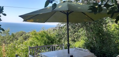 Зонт солнцезащитный "САЛЕРНО" 3м, коричневый